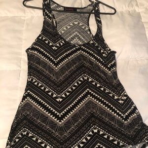 Black and white tank